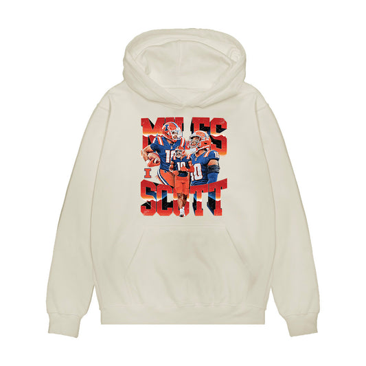 Illinois - NCAA Football : Miles Scott - Collage Premium Hooded Sweatshirt-0