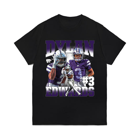 Kansas State - NCAA Football : Dylan Edwards - Collage Comfort Colors T-Shirt-0