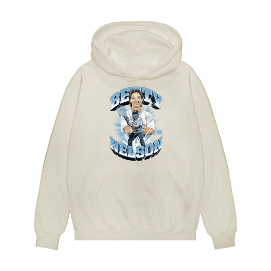 UNC - NCAA Women's Lacrosse : Betty Nelson - Collage Premium Hooded Sweatshirt-0