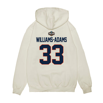 Auburn - NCAA Men's Basketball : Sebastian Williams-Adams - NCAA® March Madness® 2025 Final Four Premium Hooded Sweatshirt-1