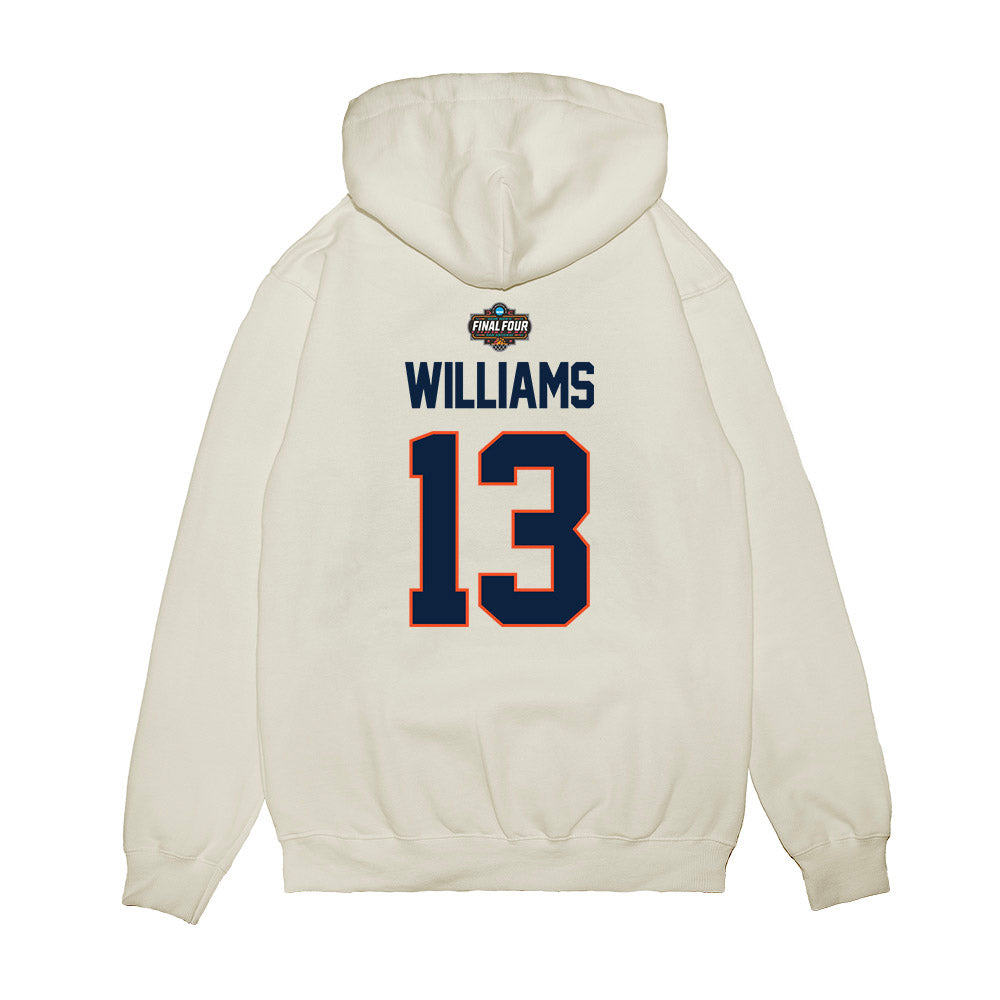 Auburn - NCAA Men's Basketball : CJ Williams - NCAA® March Madness® 2025 Final Four Premium Hooded Sweatshirt-1