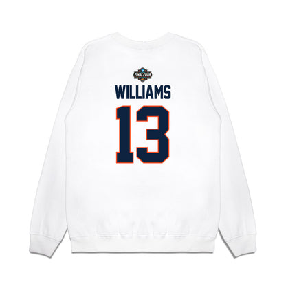 Auburn - NCAA Men's Basketball : CJ Williams - NCAA® March Madness® 2025 Final Four Premium Crewneck Sweatshirt-1