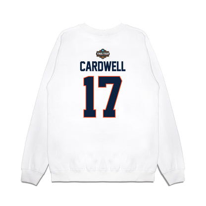 Auburn - NCAA Men's Basketball : Drake Cardwell - NCAA® March Madness® 2025 Final Four Premium Crewneck Sweatshirt-1