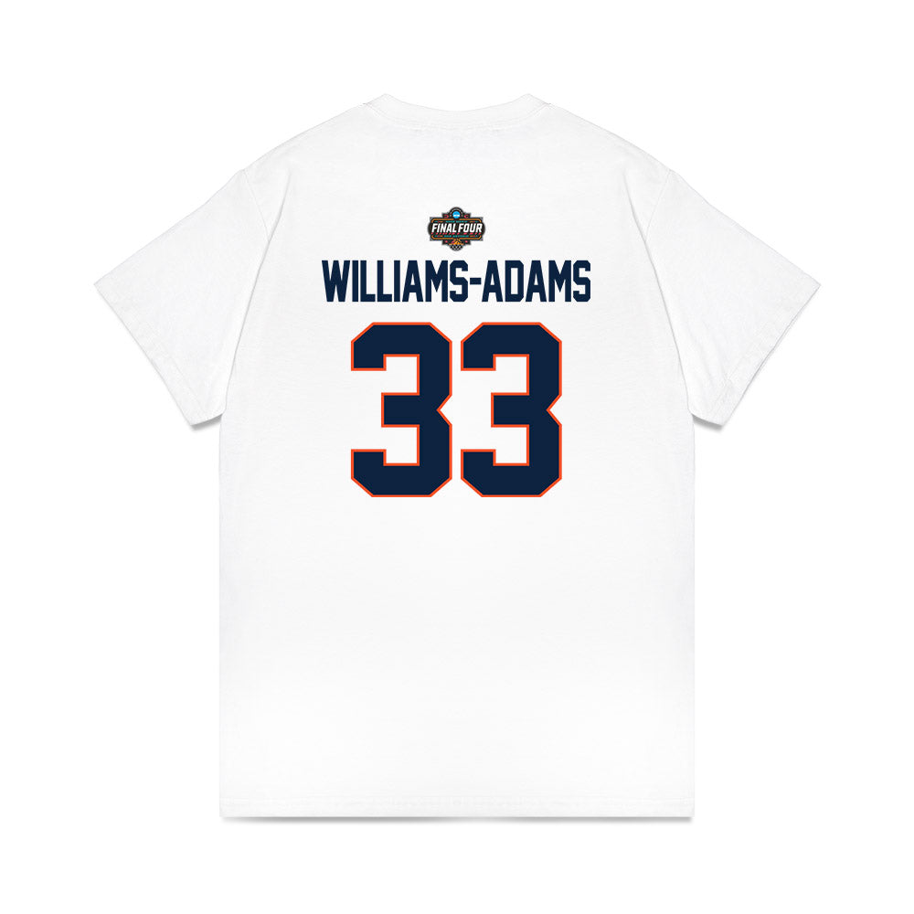 Auburn - NCAA Men's Basketball : Sebastian Williams-Adams - NCAA® March Madness® 2025 Final Four Premium T-Shirt-1