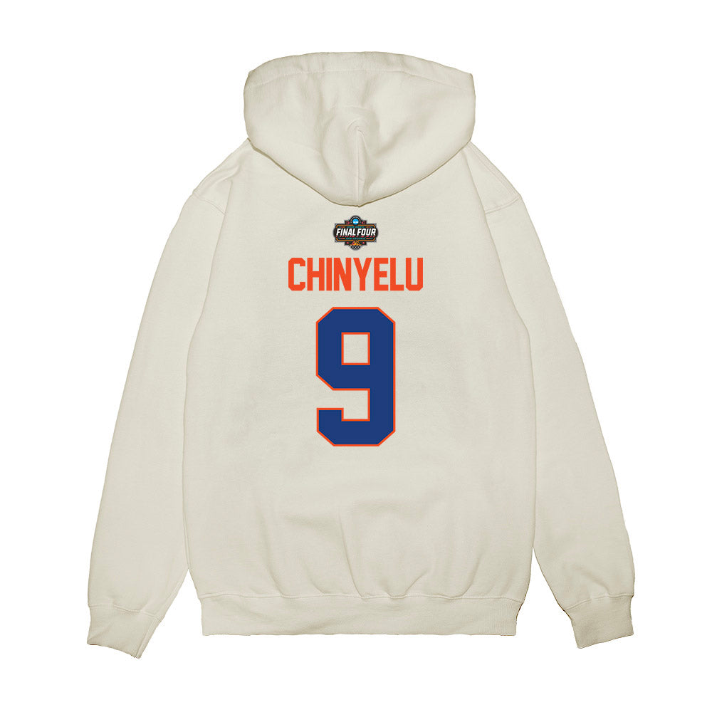 Florida - NCAA Men's Basketball : Rueben Chinyelu - NCAA® March Madness® 2025 Final Four Premium Hooded Sweatshirt-1