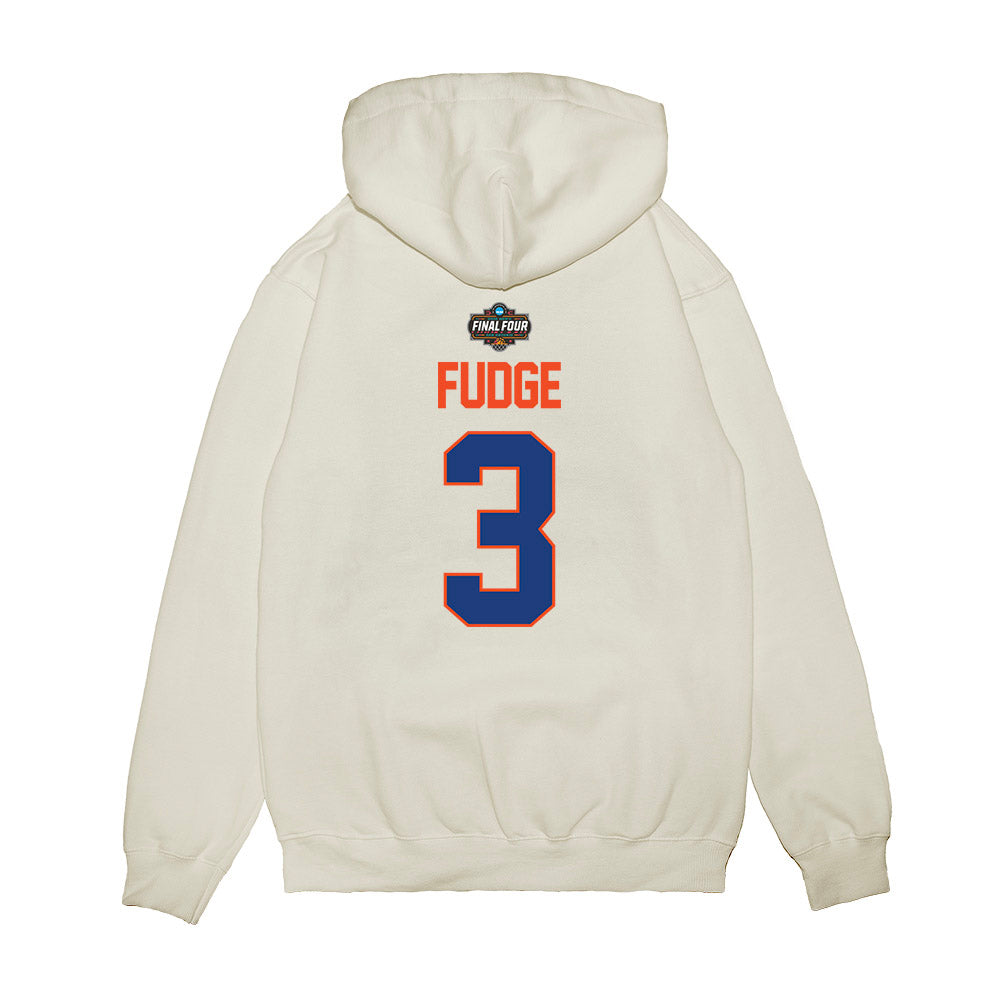 Florida - NCAA Men's Basketball : Alex Fudge - NCAA® March Madness® 2025 Final Four Premium Hooded Sweatshirt-1