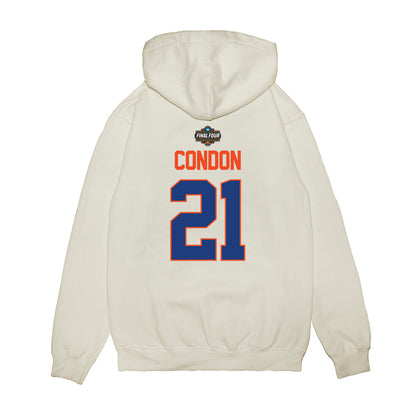 Florida - NCAA Men's Basketball : Alex Condon - NCAA® March Madness® 2025 Final Four Premium Hooded Sweatshirt-1