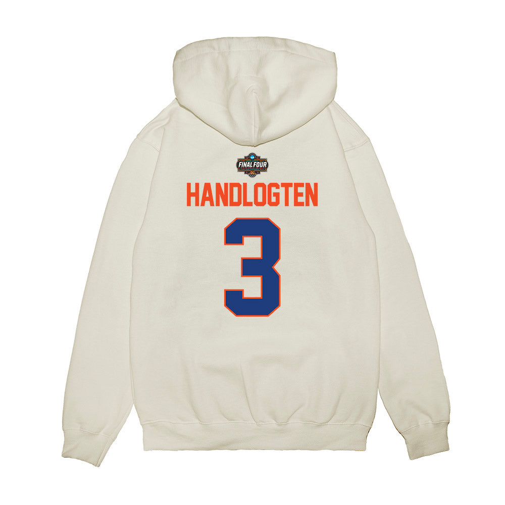 Florida - NCAA Men's Basketball : Micah Handlogten - NCAA® March Madness® 2025 Final Four Premium Hooded Sweatshirt-1