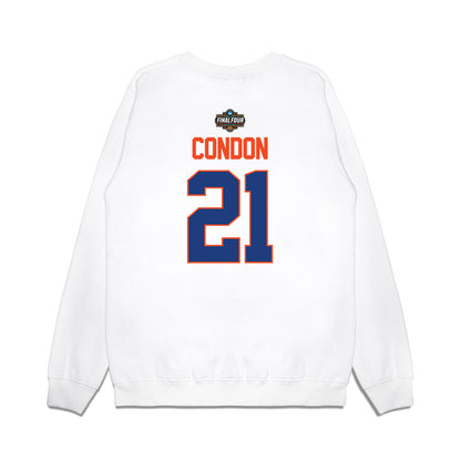 Florida - NCAA Men's Basketball : Alex Condon - NCAA® March Madness® 2025 Final Four Premium Crewneck Sweatshirt-1
