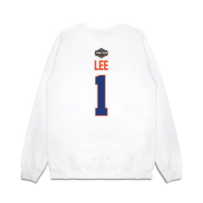 Florida - NCAA Men's Basketball : Xaivian Lee - NCAA® March Madness® 2025 Final Four Premium Crewneck Sweatshirt-1