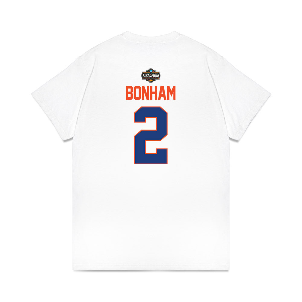 Florida - NCAA Men's Basketball : Trey Bonham - NCAA® March Madness® 2025 Final Four Premium T-Shirt-1