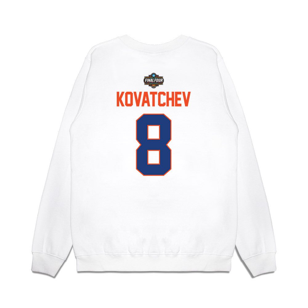 Florida - NCAA Men's Basketball : Alex Kovatchev - NCAA® March Madness® 2025 Final Four Premium Crewneck Sweatshirt-1