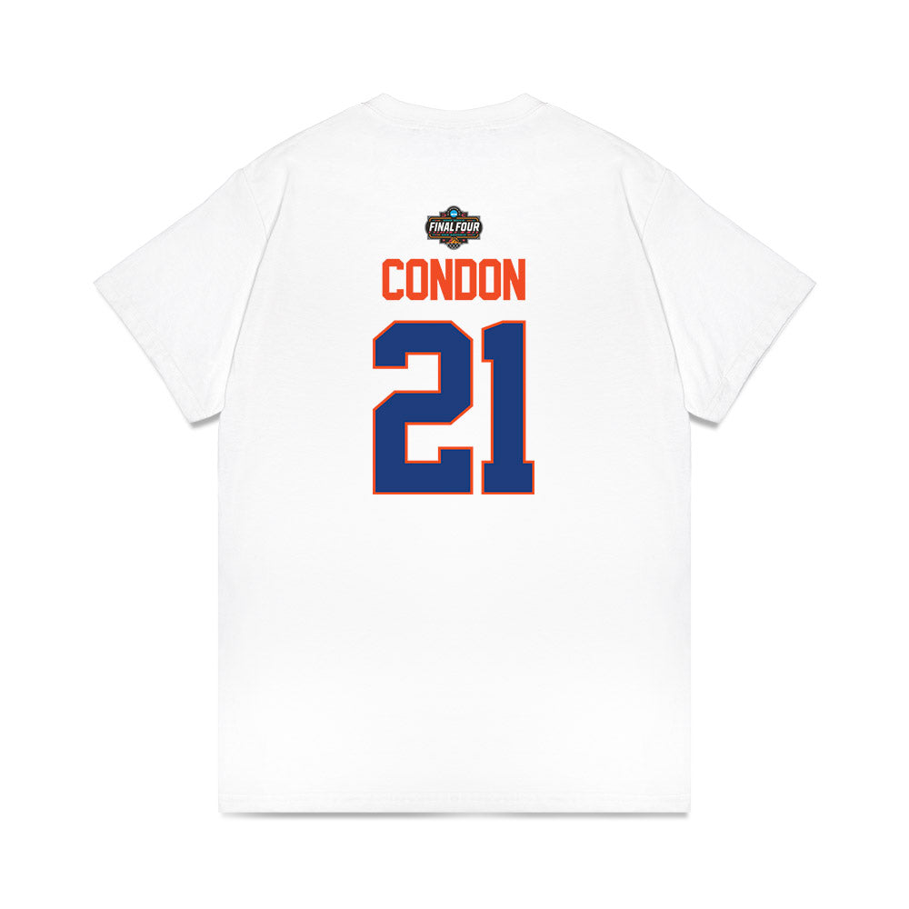 Florida - NCAA Men's Basketball : Alex Condon - NCAA® March Madness® 2025 Final Four Premium T-Shirt-1