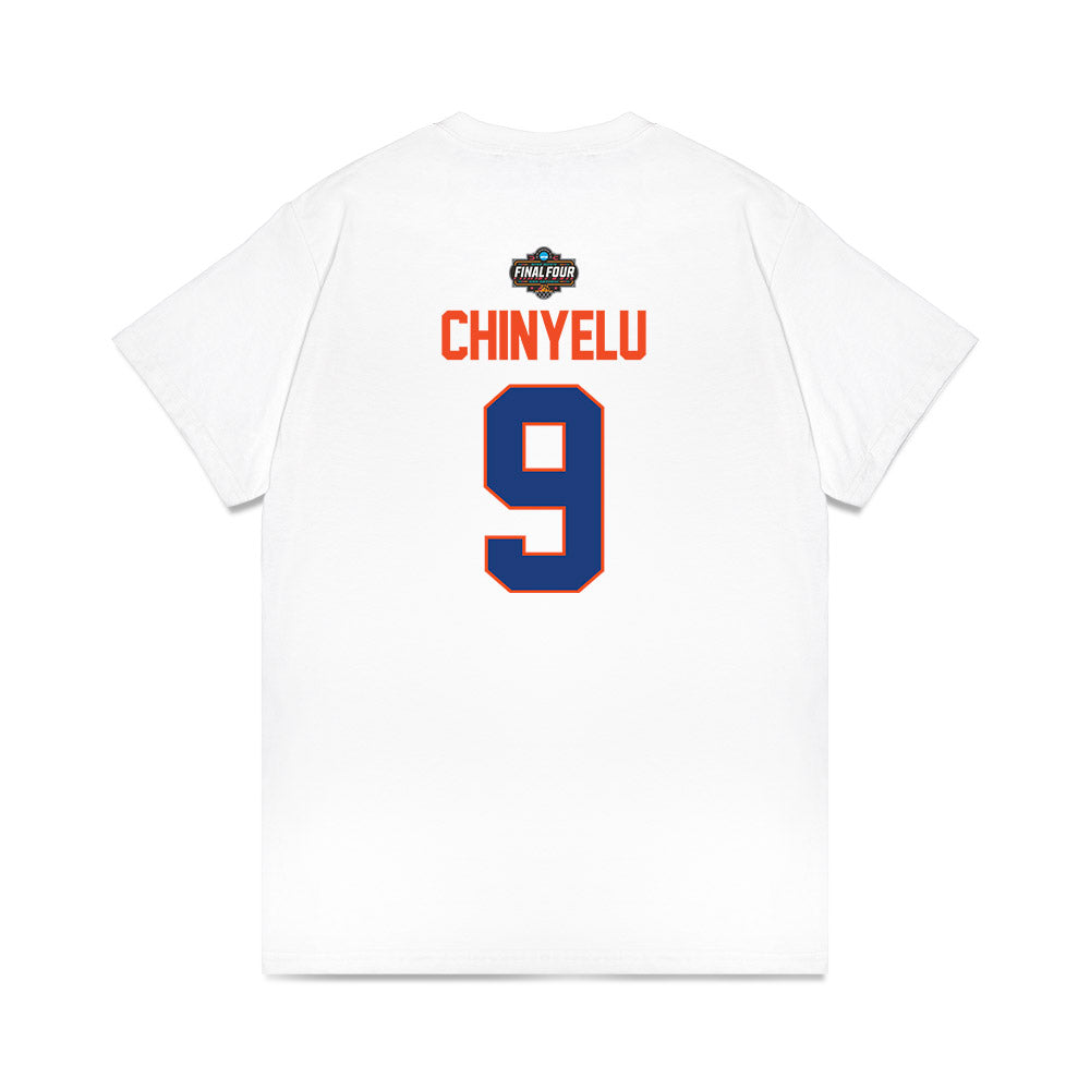 Florida - NCAA Men's Basketball : Rueben Chinyelu - NCAA® March Madness® 2025 Final Four Premium T-Shirt-1
