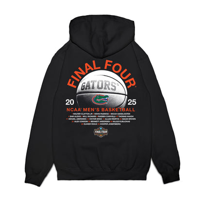 Florida - NCAA Men's Basketball : - NCAA® March Madness® 2025 Final Four Roster Premium Hooded Sweatshirt-1