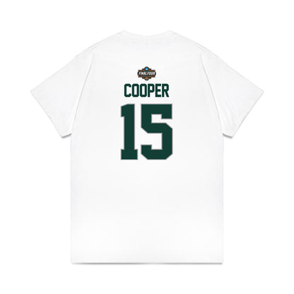 Michigan State - NCAA Men's Basketball : Carson Cooper - NCAA® March Madness® 2025 Final 4 Premium T-Shirt-1