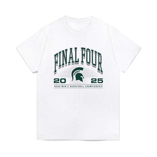 Michigan State - NCAA Men's Basketball : Trey Fort - NCAA® March Madness® 2025 Final 4 Premium T-Shirt-0