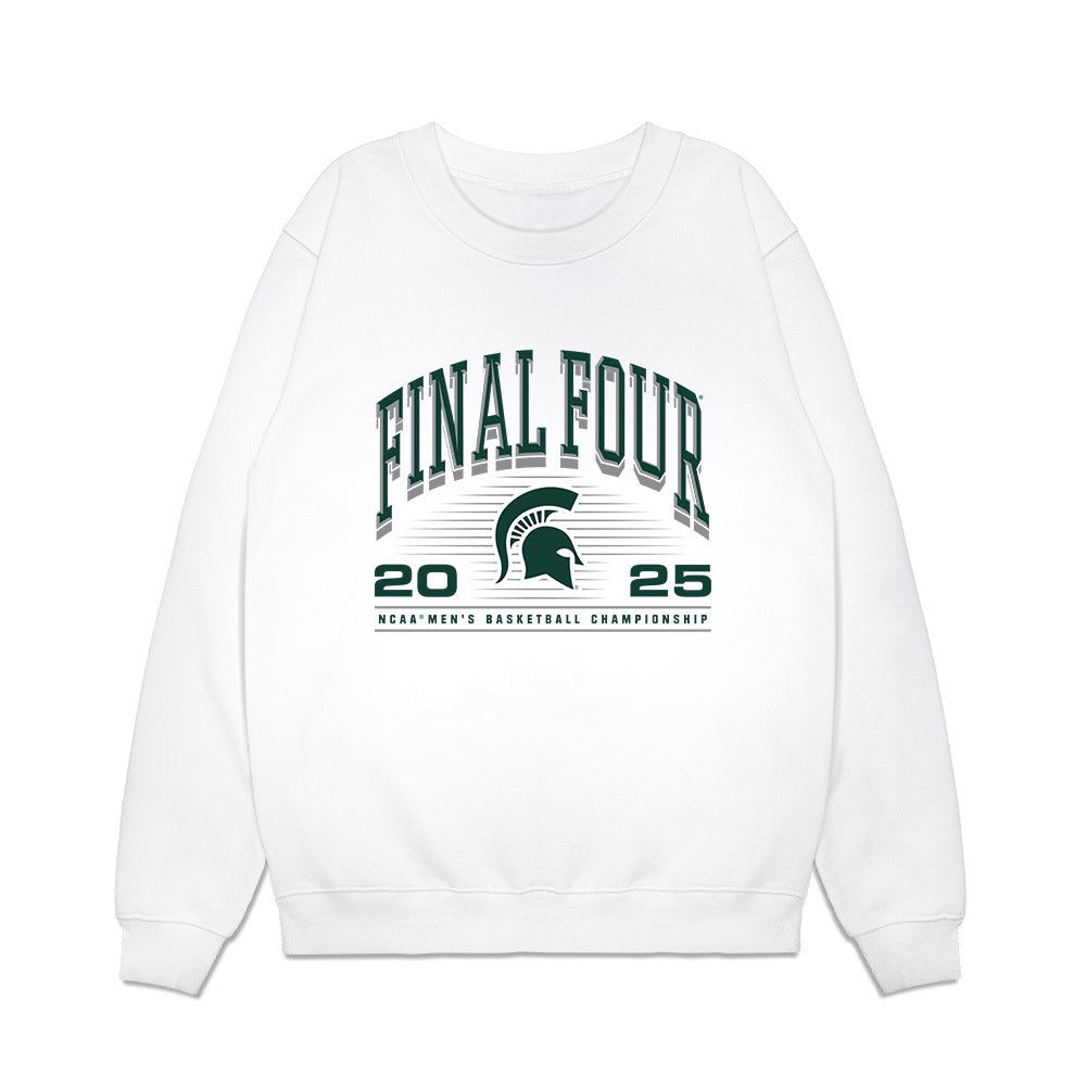 Michigan State - NCAA Men's Basketball : Nick Sanders - NCAA® March Madness® 2025 Final 4 Premium Crewneck Sweatshirt-0