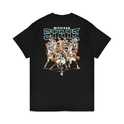 Michigan State - NCAA Men's Basketball : - NCAA® March Madness® 2025 Final 4 Team Premium T-Shirt-1