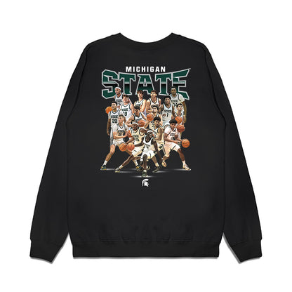 Michigan State - NCAA Men's Basketball : - NCAA® March Madness® 2025 Final 4 Team Premium Crewneck Sweatshirt-1