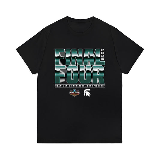 Michigan State - NCAA Men's Basketball : - NCAA® March Madness® 2025 Final 4 Team Premium T-Shirt-0