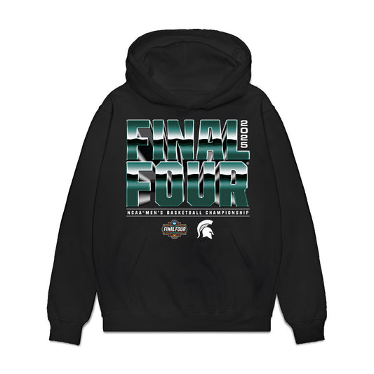 Michigan State - NCAA Men's Basketball : - NCAA® March Madness® 2025 Final 4 Team Premium Hooded Sweatshirt-0