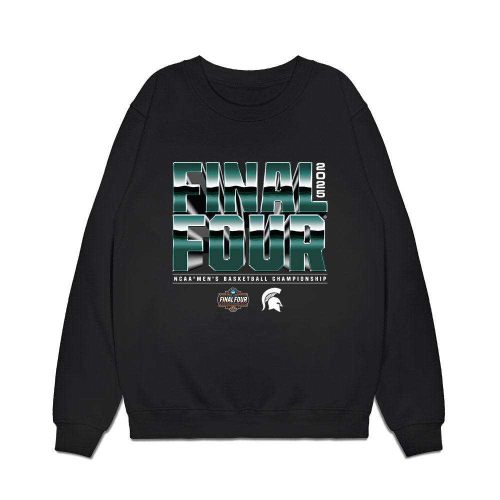 Michigan State - NCAA Men's Basketball : - NCAA® March Madness® 2025 Final 4 Team Premium Crewneck Sweatshirt-0