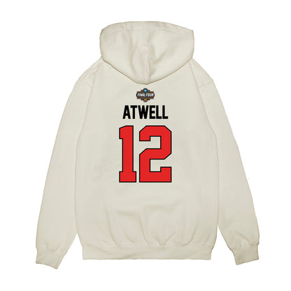 Texas Tech - NCAA Men's Basketball : Donovan Atwell - NCAA® March Madness® 2025 Final 4 Shersey Premium Hooded Sweatshirt-1