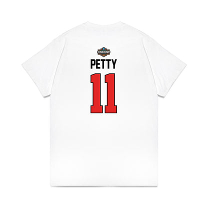 Texas Tech - NCAA Men's Basketball : Jaylen Petty - NCAA® March Madness® 2025 Final 4 Shersey Premium T-Shirt-1