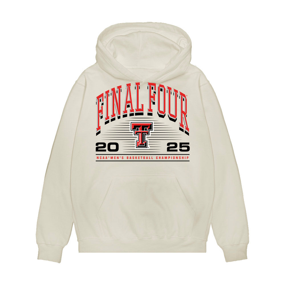 Texas Tech - NCAA Men's Basketball : Josiah Moseley - NCAA® March Madness® 2025 Final 4 Shersey Premium Hooded Sweatshirt-0
