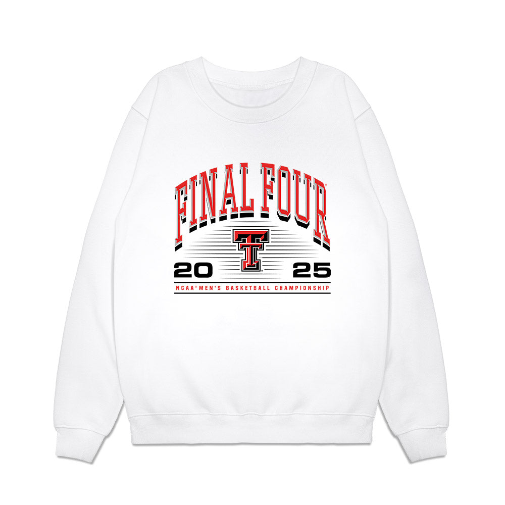 Texas Tech - NCAA Men's Basketball : Donovan Atwell - NCAA® March Madness® 2025 Final 4 Shersey Premium Crewneck Sweatshirt-0