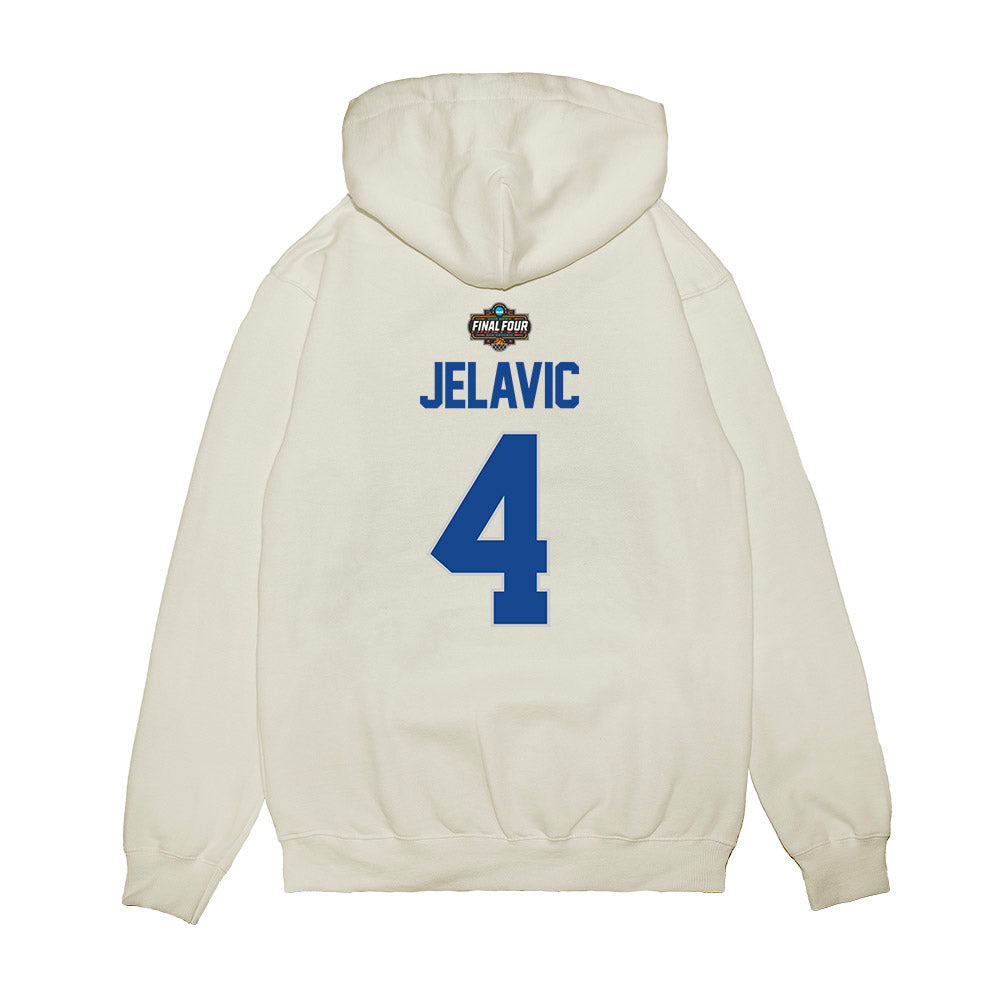 Kentucky - NCAA Men's Basketball : Andrija Jelavic - NCAA® March Madness® 2025 Final 4 Shersey Premium Hooded Sweatshirt-1