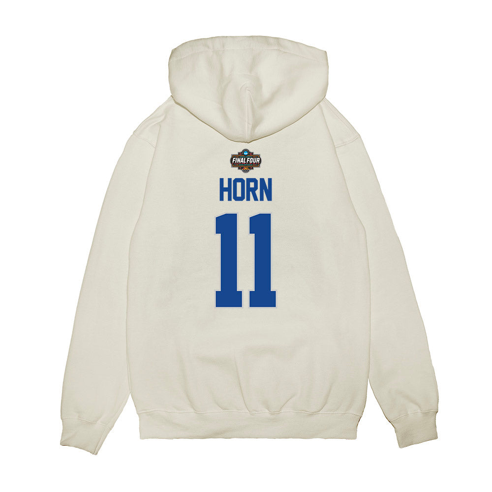 Kentucky - NCAA Men's Basketball : Walker Horn - NCAA® March Madness® 2025 Final 4 Shersey Premium Hooded Sweatshirt-1