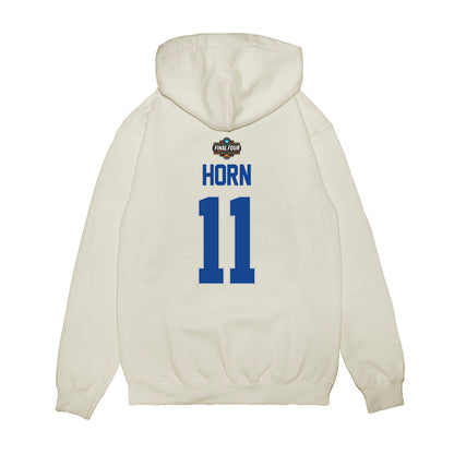 Kentucky - NCAA Men's Basketball : Walker Horn - NCAA® March Madness® 2025 Final 4 Shersey Premium Hooded Sweatshirt-1