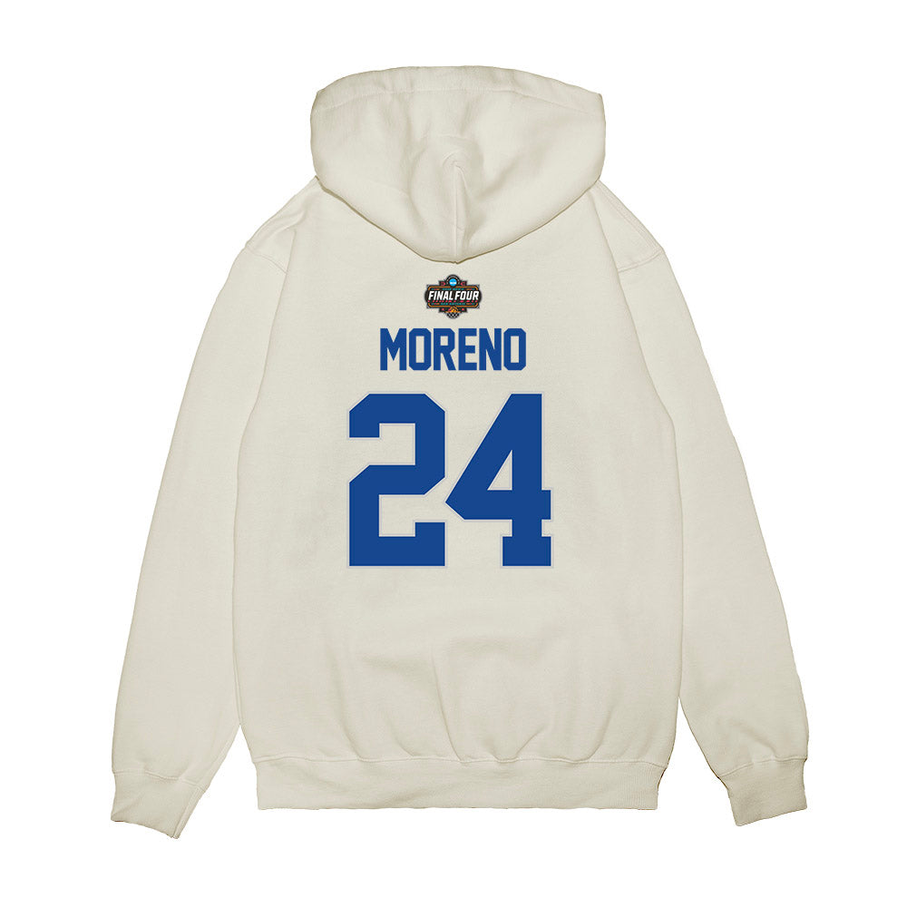 Kentucky - NCAA Men's Basketball : Malachi Moreno - NCAA® March Madness® 2025 Final 4 Shersey Premium Hooded Sweatshirt-1