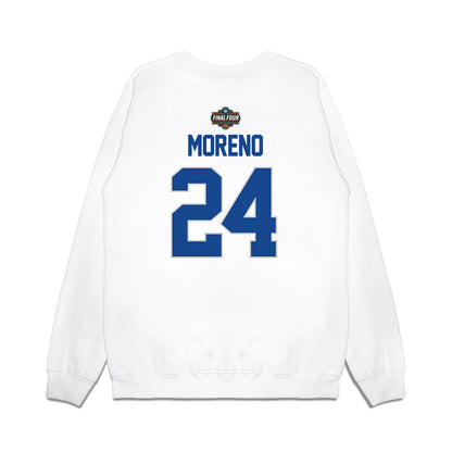 Kentucky - NCAA Men's Basketball : Malachi Moreno - NCAA® March Madness® 2025 Final 4 Shersey Premium Crewneck Sweatshirt-1