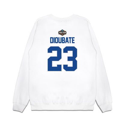 Kentucky - NCAA Men's Basketball : Mouhamed Dioubate - NCAA® March Madness® 2025 Final 4 Shersey Premium Crewneck Sweatshirt-1