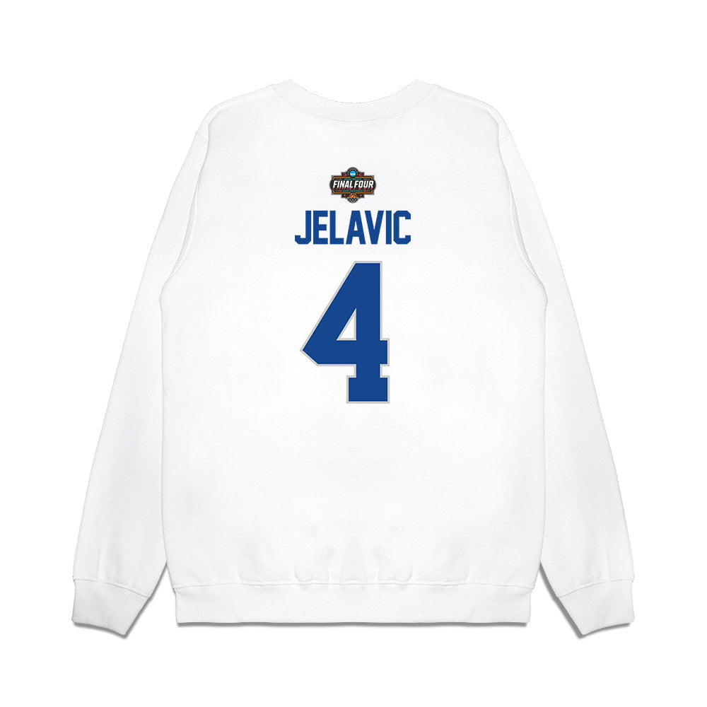 Kentucky - NCAA Men's Basketball : Andrija Jelavic - NCAA® March Madness® 2025 Final 4 Shersey Premium Crewneck Sweatshirt-1