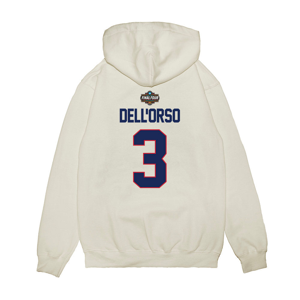 Arizona - NCAA Men's Basketball : Anthony Dell'Orso - NCAA® March Madness® 2025 Final 4 Shersey Premium Hooded Sweatshirt-1