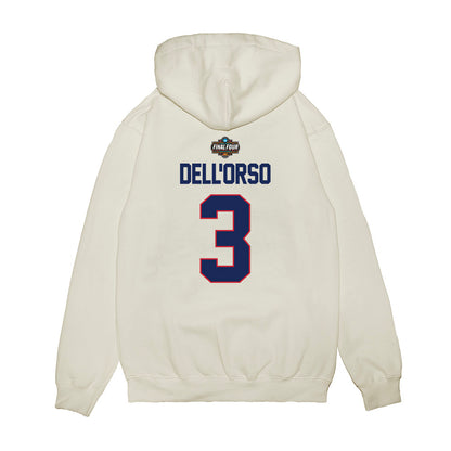 Arizona - NCAA Men's Basketball : Anthony Dell'Orso - NCAA® March Madness® 2025 Final 4 Shersey Premium Hooded Sweatshirt-1