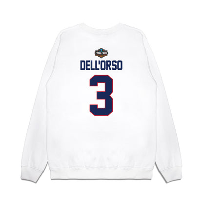 Arizona - NCAA Men's Basketball : Anthony Dell'Orso - NCAA® March Madness® 2025 Final 4 Shersey Premium Crewneck Sweatshirt-1