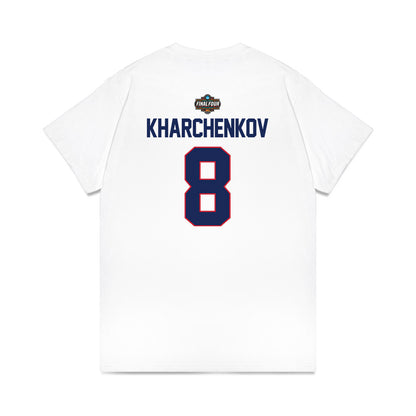 Arizona - NCAA Men's Basketball : Ivan Kharchenkov - NCAA® March Madness® 2025 Final 4 Shersey Premium T-Shirt-1