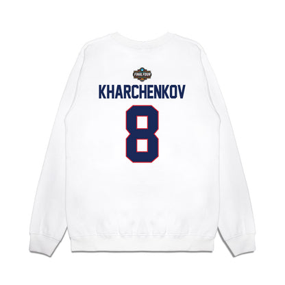 Arizona - NCAA Men's Basketball : Ivan Kharchenkov - NCAA® March Madness® 2025 Final 4 Shersey Premium Crewneck Sweatshirt-1