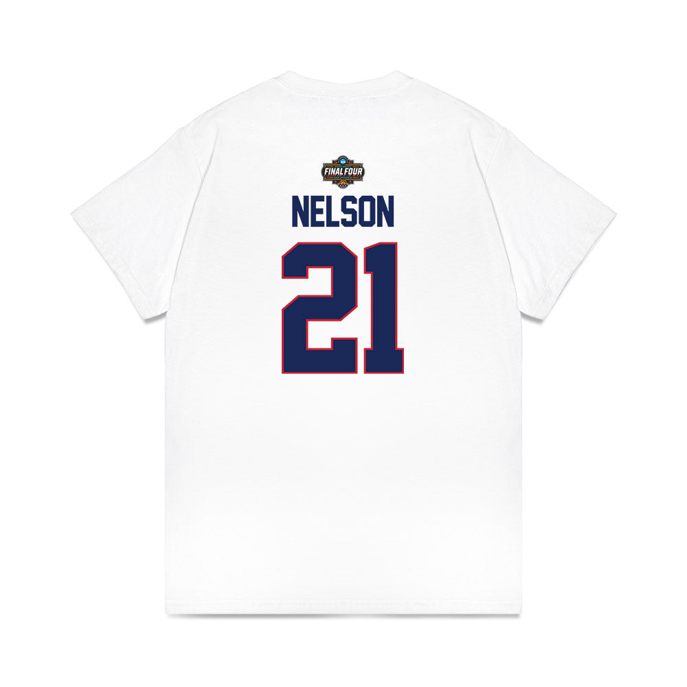 Arizona - NCAA Men's Basketball : Evan Nelson - NCAA® March Madness® 2025 Final 4 Shersey Premium T-Shirt-1