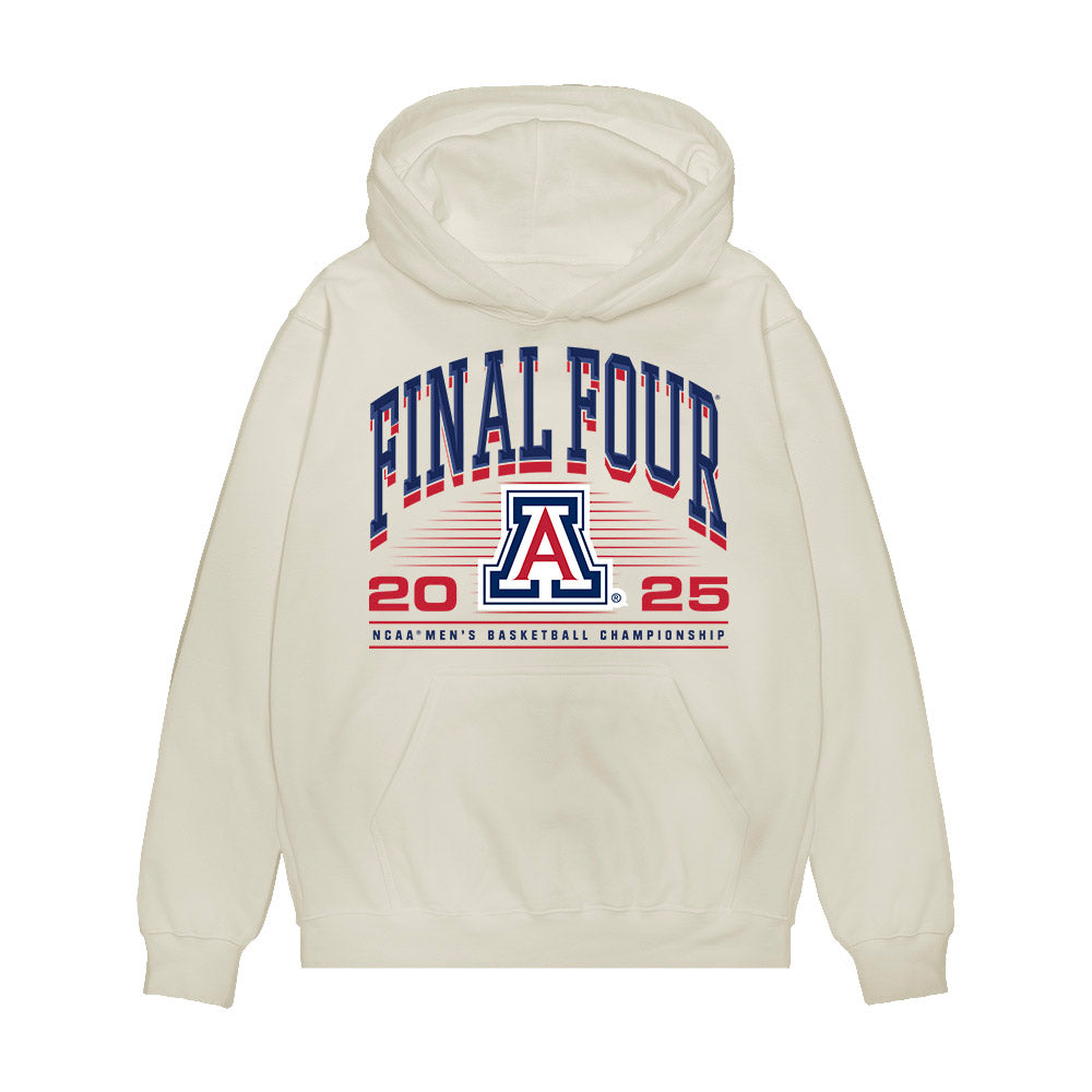 Arizona - NCAA Men's Basketball : Evan Nelson - NCAA® March Madness® 2025 Final 4 Shersey Premium Hooded Sweatshirt-0