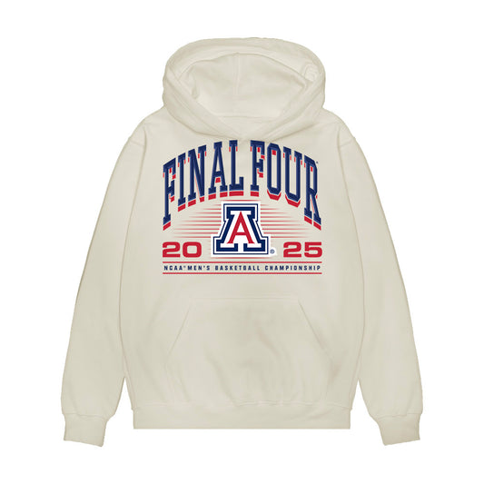 Arizona - NCAA Men's Basketball : Brayden Burries - NCAA® March Madness® 2025 Final 4 Shersey Premium Hooded Sweatshirt-0