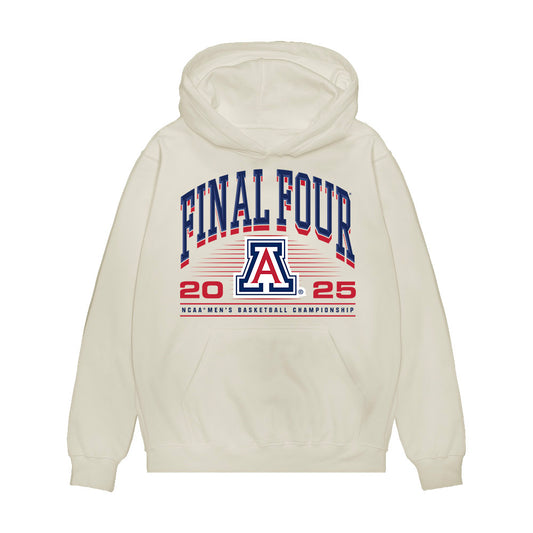 Arizona - NCAA Men's Basketball : Tobe Awaka - NCAA® March Madness® 2025 Final 4 Shersey Premium Hooded Sweatshirt-0