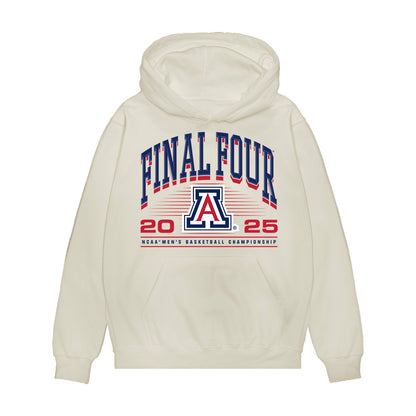 Arizona - NCAA Men's Basketball : Jackson Cook - NCAA® March Madness® 2025 Final 4 Shersey Premium Hooded Sweatshirt-0