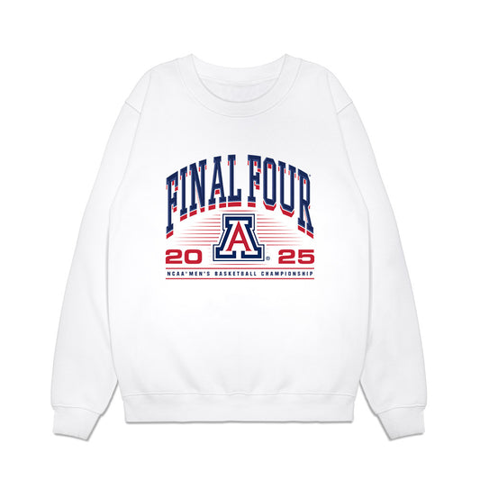 Arizona - NCAA Men's Basketball : Evan Nelson - NCAA® March Madness® 2025 Final 4 Shersey Premium Crewneck Sweatshirt-0