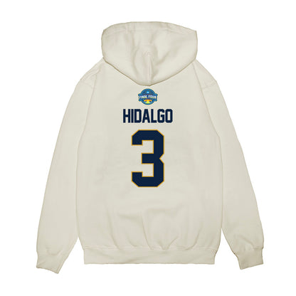 Notre Dame - NCAA Women's Basketball : Hannah Hidalgo - NCAA® March Madness® 2025 Final Four Premium Hooded Sweatshirt-1